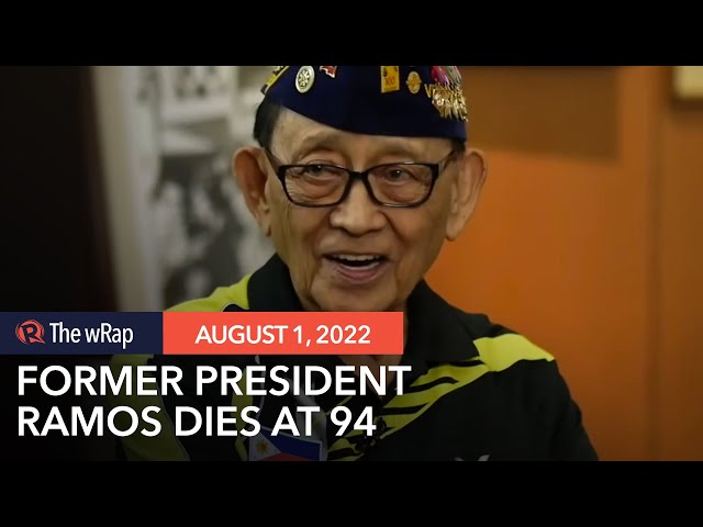 Former president Fidel Ramos dies