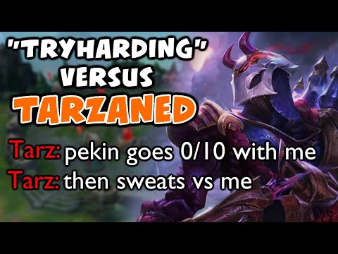 "Pekin Woof enemy team 1v9, on my team intentionally feeds" -Tarzaned | Jhin 1v9 (According to him)