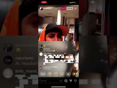 Toronto rapper AR Paisley IG live talent show getting trolled. *Funny* pt 2