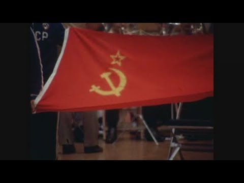 Soviet Olympians down US all star wrestlers in 9 of 10 matches