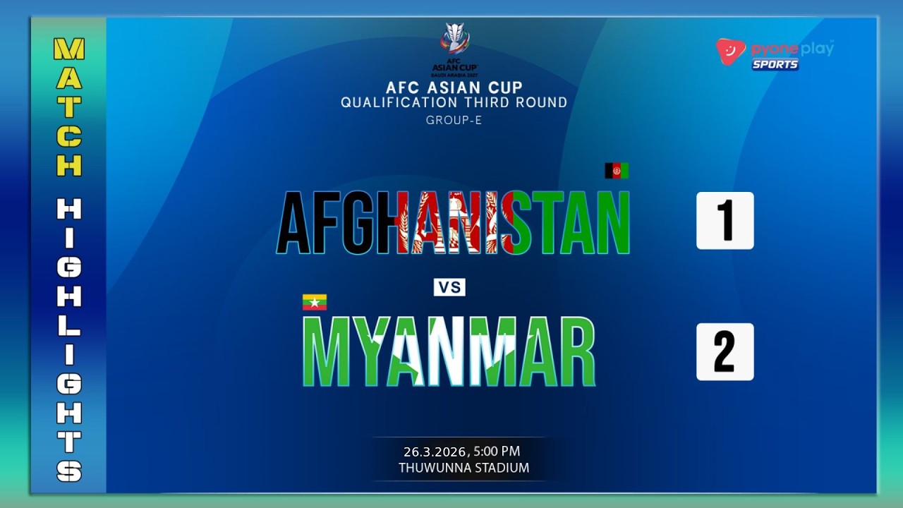 Afghanistan vs Myanmar Highlights