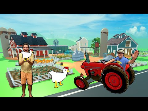 COMPRAMOS UMA FAZENDA GIGANTE MAS SÓ TINHA DUAS GALINHAS!! - Roblox Farm Life Tycoon