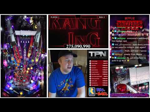 Stranger Things Pinball: Weird Al-buquerque! (2 bil point game too...)