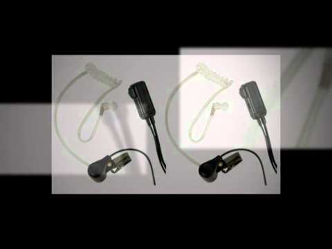 Midland AVPH3 Transparent Security Headsets with PTT/VOX for radios