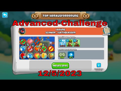 BTD6 Top-Herausforderung 12.05.2023 | bloonstd6 - Advanced Challenge Globophobia