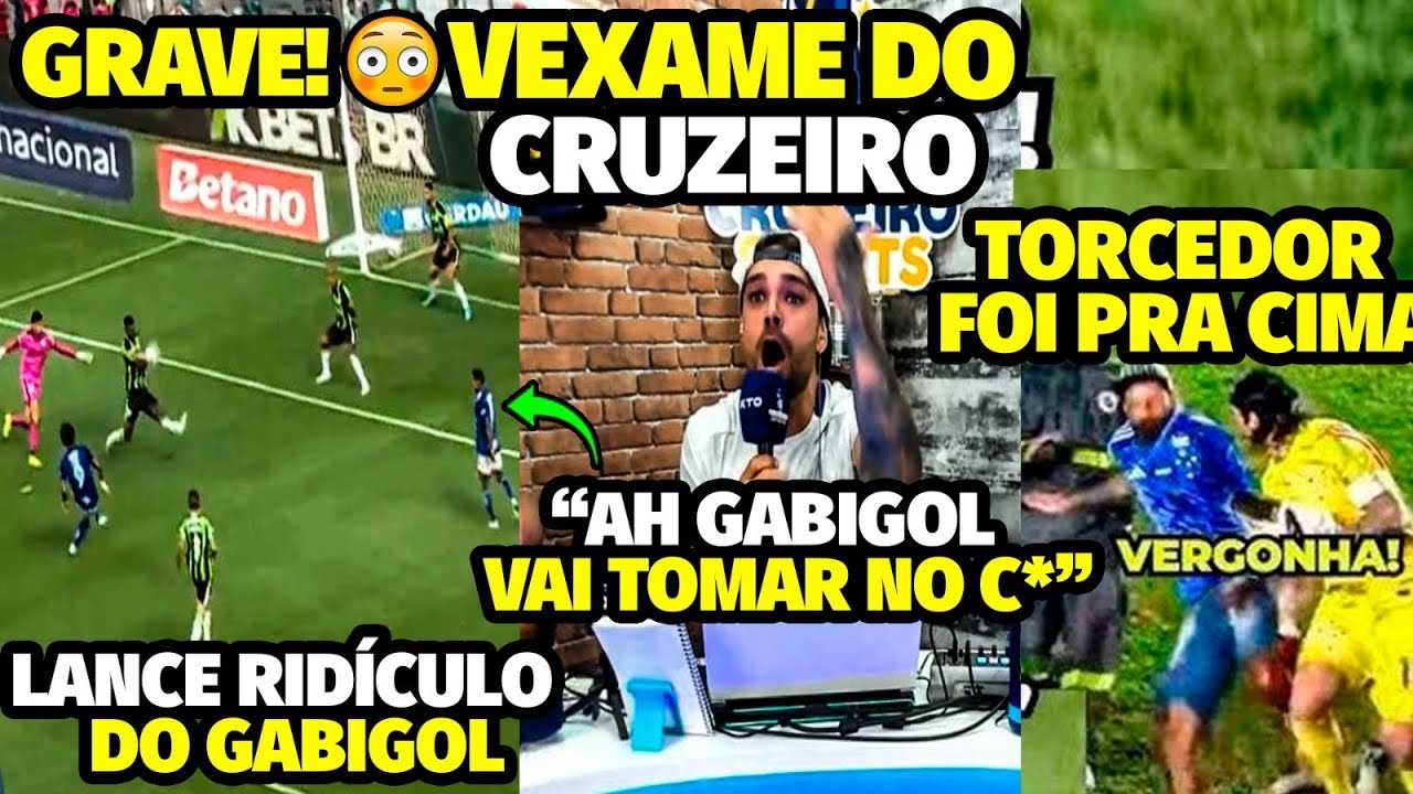 A FALHA RIDÍCULA DE GABIGOL QUE DEIXOU CRUZEIRENSE FURIOSO E CÁSSIO HUMlLHADO COM VEXAME DO CRUZEIRO