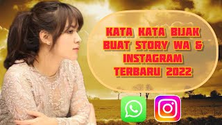 Download lagu KATA KATA BIJAK BUAT STATUS WA DAN INSTAGRAM TERBARU 2022 - 50 KATA KATA BIJAK TERBAIK| Quotes Keren mp3
