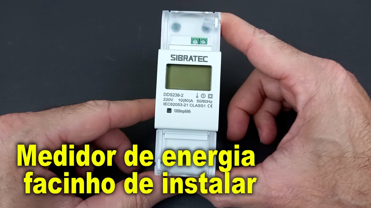 Medidor de energia  - facinho de instalar