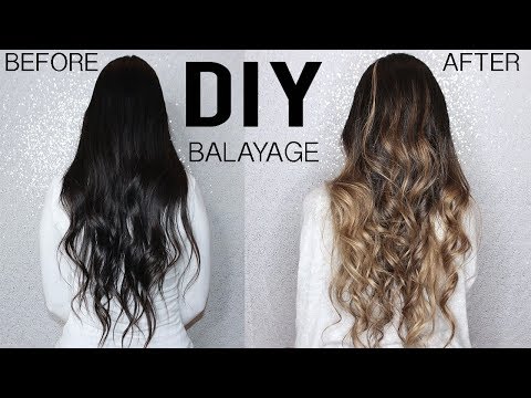 HOW TO: DIY BALAYAGE+OMBRE HAIR TUTORIAL AT HOME -...