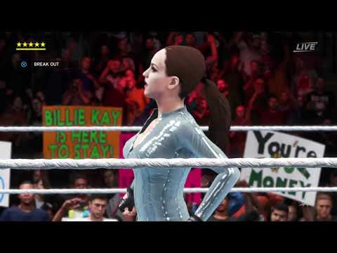 WWE 2K20 Gameplay - Billie Kay vs. Lara Croft