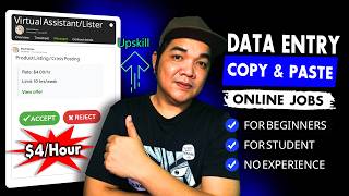 Data Entry Job NO EXPERIENCE Required For Beginners Student & Work From Home Moms 2026