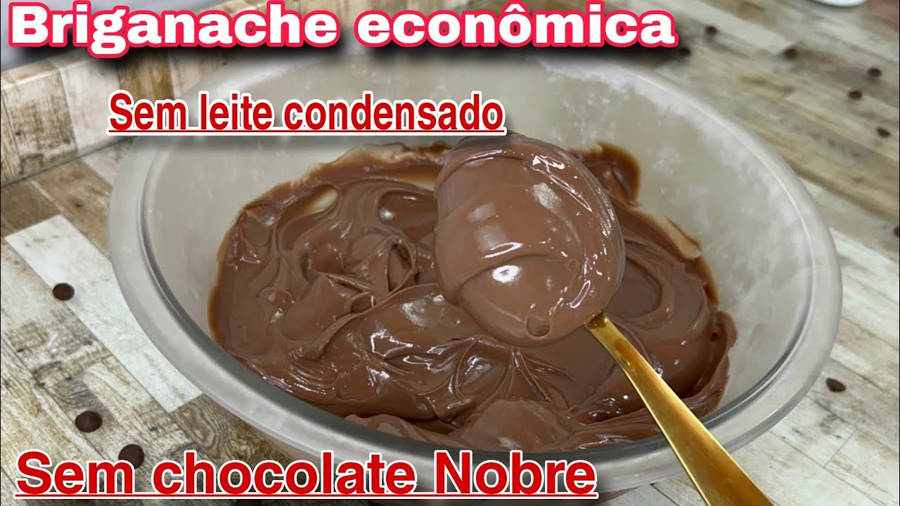 BRIGANACHE SEM LEITE CONDENSADO E SEM CHOCOLATE NOBRE - SUPER ECONÔMICO E COM ÓTIMO RENDIMENTO