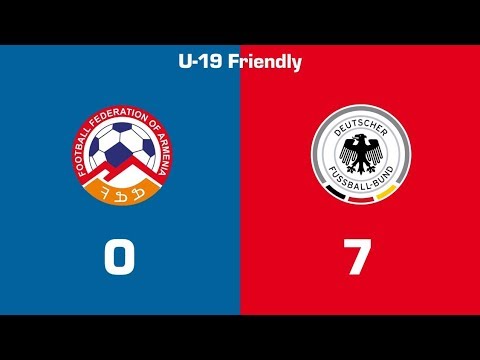 Armenia U19 - Germany U19 0:7, U19 National Team Friendlies