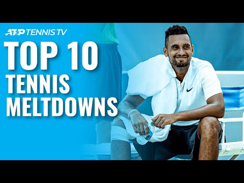 Top 10 ATP Tennis Meltdowns & Angry Moments!