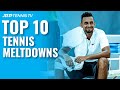 Top 10 ATP Tennis Meltdowns & Angry Moments!