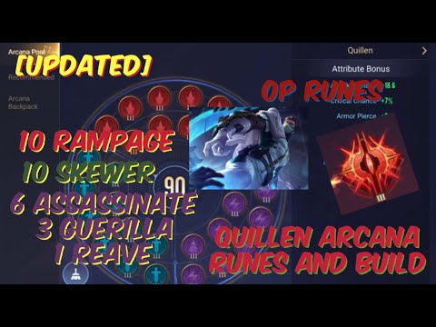 [UPDATED] [NEW] QUILLEN ARCANA RUNES AND BUILD