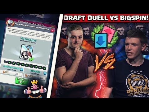 NOOB vs PRO DRAFT DUELL! | Kann ich durch das Kartenglück gewinnen?! | Clash Royale Deutsch
