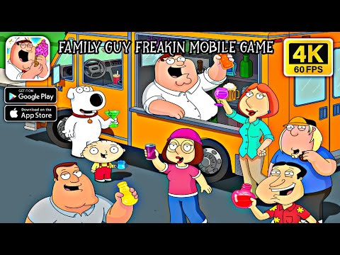 Family Guy Freakin Mobile Game || Android - iOS 4K 60fps Gameplay