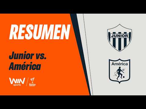 Junior vs. América (summary and goals) | Liga BetPlay Dimayor 2026-1 | Matchday 7