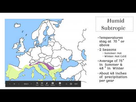 Europe's Climate Zones