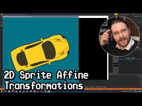2Dスプライトのアフィン変換 (2D Sprite Affine Transformations)