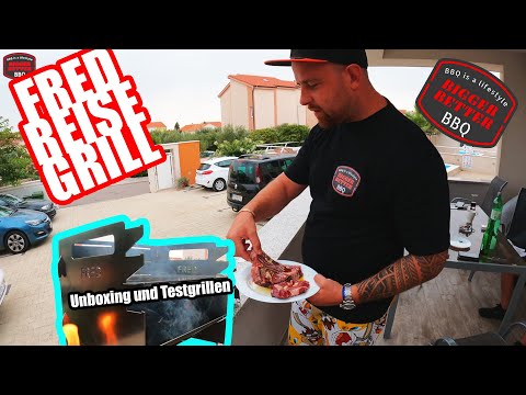 Unboxing und Test Fred Grill Trends 2021 Mobil Grill www.fredgrill.de Der beste Minigrill Must have