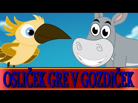 Osliček gre v gozdiček | Mix otroških pesmic | Kompilacija 45 minut