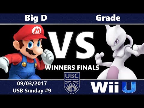 USB Sunday #9: Winners Finals - CACAW|Big D (Mario) vs FVS|Grade (Mewtwo)