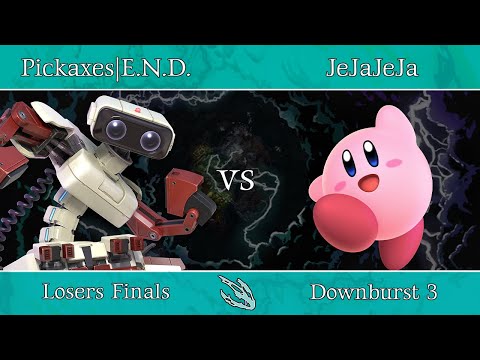 Downburst 3 - Losers Finals: Pickaxes | E.N.D. (R.O.B.) vs JeJaJeJa (Kirby)
