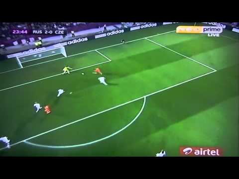 Euro Cup 2012 - Russia vs Czech - 2nd Goal - R. SHirokov (Russia)