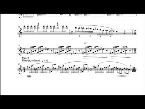 Theme and Variations for Solo Clarinet, by Marco Schirripa
