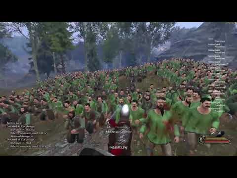 Mount & Blade II: Bannerlord - Battle of the Nations - Peasants vs Guard Archer | 1000vs100