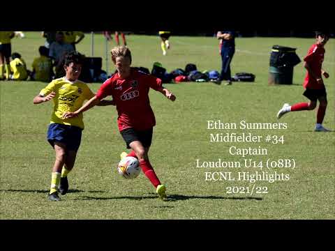 Ethan U14 ECNL Highlights, 2021-22