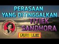 PERASAAN YANG DITINGGALKAN TITIEK SANDHORA LIRIK NIO