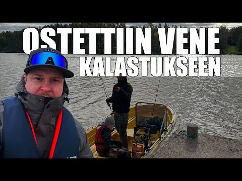 OSTETTIIN OMA VENE KALASTUKSEEN