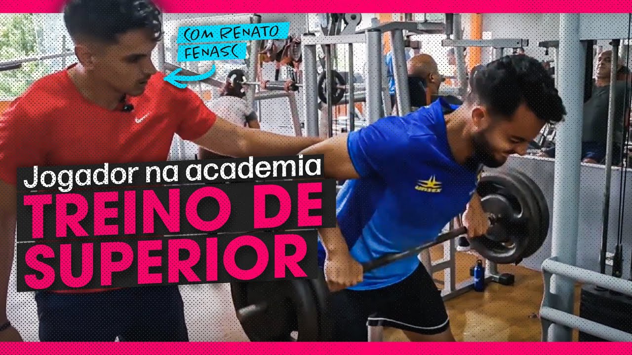 TREINO DE SUPERIOR PARA JOGADOR DE FUTEBOL | Com Renato Fenasc