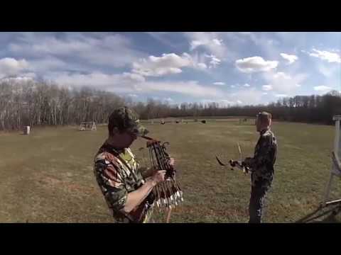 Shooting Steel Bear at 50 yards with recurves