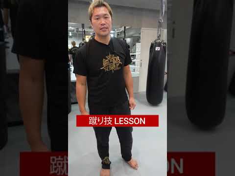 【蹴り技 LESSON】三日月蹴りの蹴り方 ！ #shorts