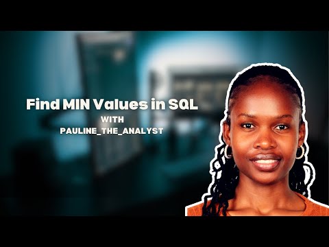 Sql Min Function Find Minimum Values Group Data Tutorial