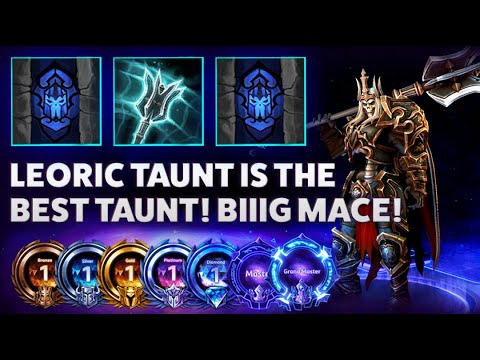 Leoric Entomb - LEORIC TAUNT IS THE BEST TAUNT! BIIIG MACE! - Bronze to Grandmaster S1 2022