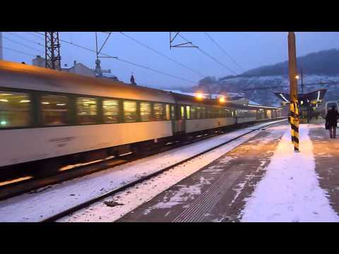 ČD 162.046 - Odjezd vlaku Os 6824 - Ústí nad Labem hl.n., 23.1.2013