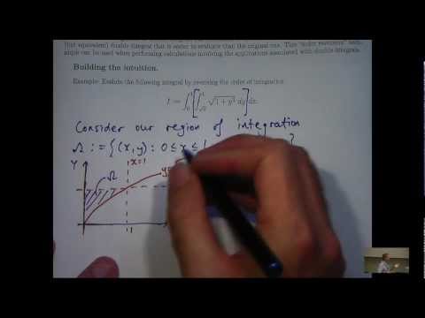 Reverse The Order In Double Integrals