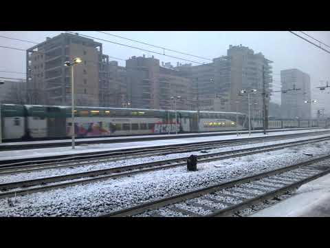 E464 012+8 piano ribassato, E464 241+5 2 piani - Milano Greco - 01/02/2019