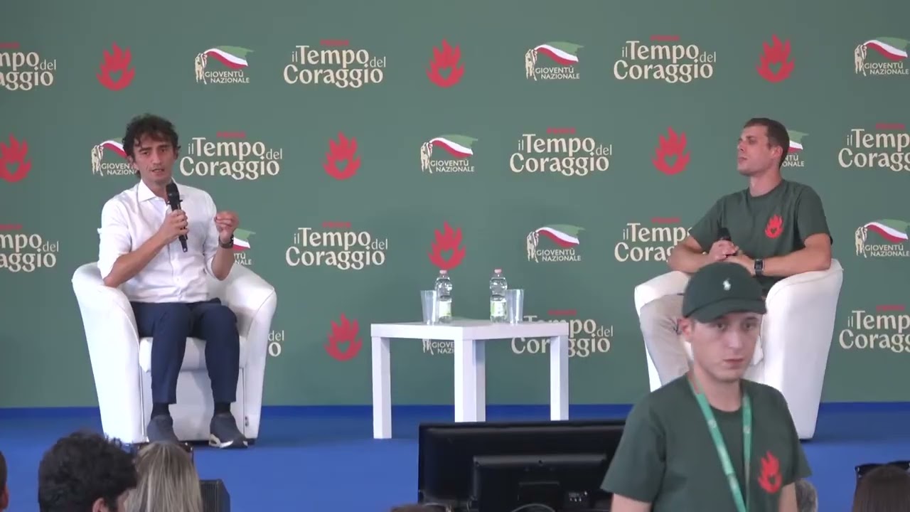 GALEAZZO BIGNAMI INTERVIENE ALL'EVENTO DEI GIOVANI DI FRATELLI D'ITALIA