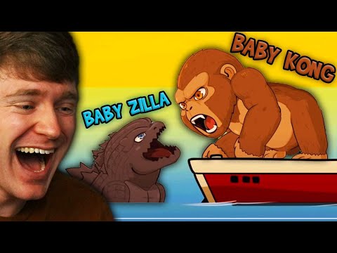 Reacting to BABY GODZILLA vs BABY KING KONG