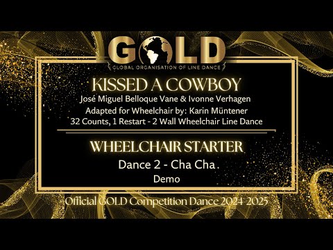 GOLD 2024 Wheelchair Starter - Dance 2: Cha Cha "Kissed A Cowboy" - Demo with music