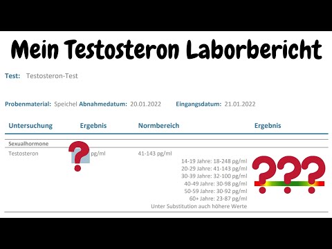 Ich habe mein (freies) TESTOSTERON im Labor testen lassen ...