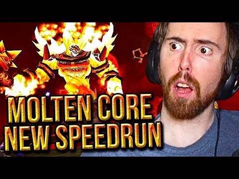Asmongold BLOWN AWAY By New Molten Core SPEEDRUN Record On LIVE Classic WoW - Progress Guild