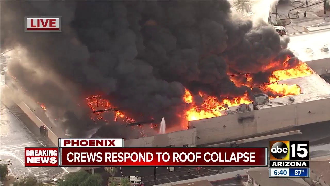 Así quedó un supermercado tras un voraz incendio