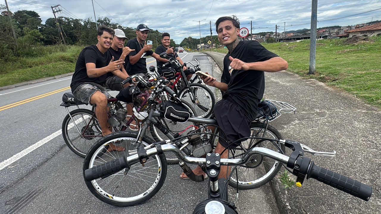 ROLE DE BIKE MOTORIZADA 80cc ATE PARANAPIACABA 